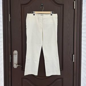 J.Crew City Fit White Stretch Pants Size 10 NWT Classic Work Casual